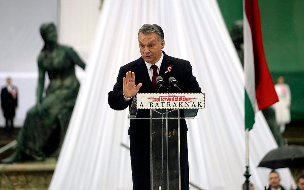 Premier Viktor Orban van Hongarije. beeld EPA