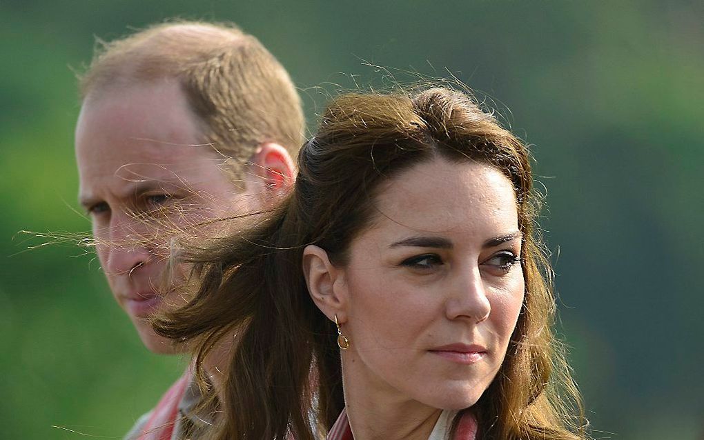 William en Catherine vertrokken woensdag in de vroege ochtend voor een safari. beeld EPA