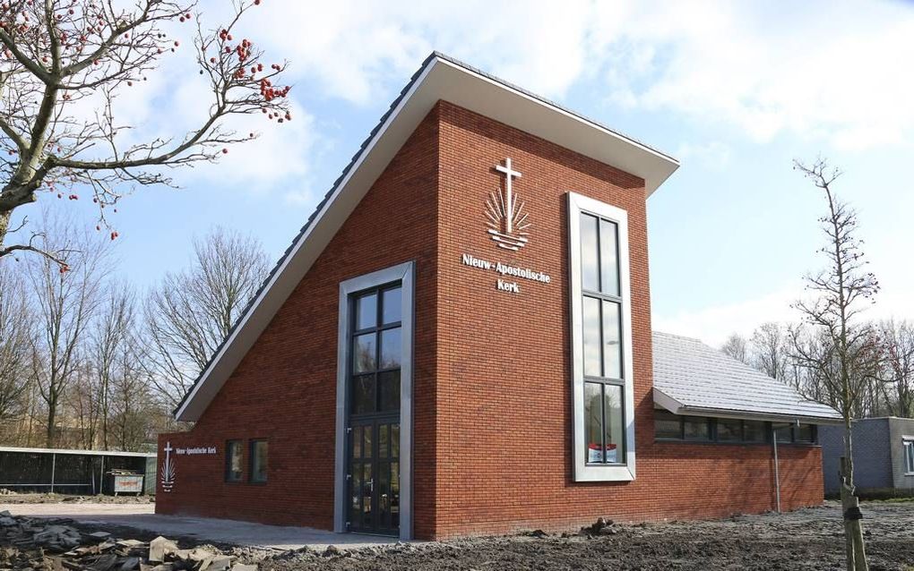 De nieuw-apostolische kerk in Emmeloord. beeld NAK