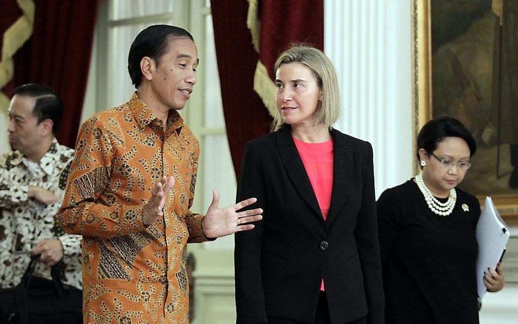 President Joko Widodo (links). beeld EPA