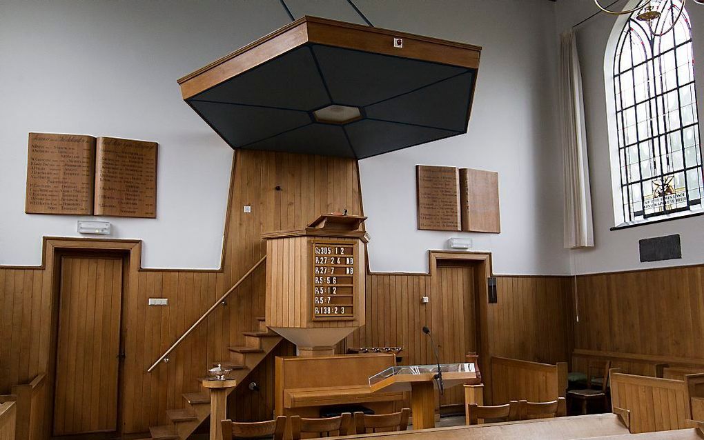 ”Geef de kerk aan kans." Op de foto: interieur hervormde kerk Sluipwijk. Beeld RD, Anton Dommerholt