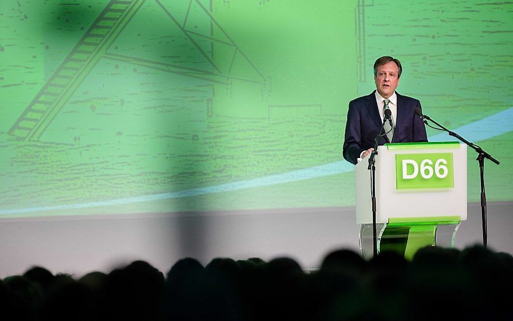 Pechtold op het D66-congres. beeld ANP, Bart Maat