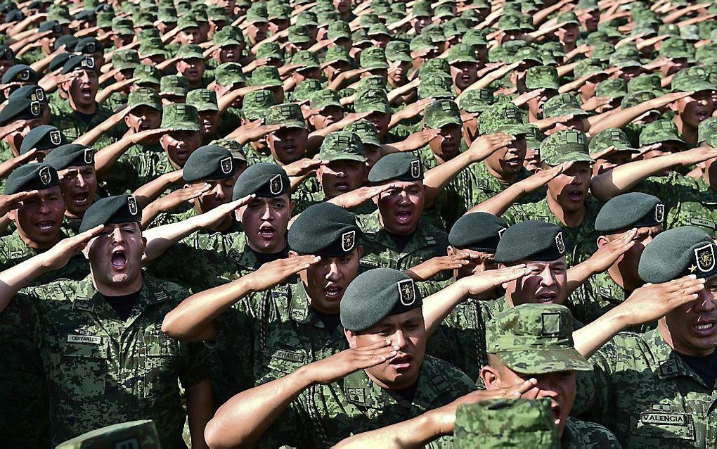 Mexicaanse soldaten. beeld AFP