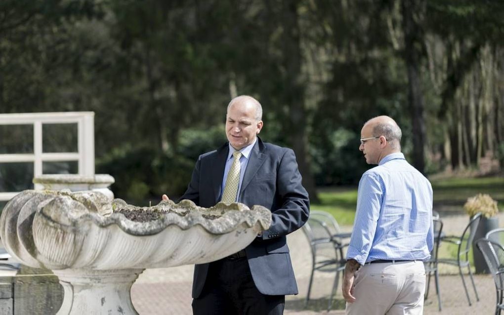 De broers Meno (l.) en Victor Kalisher, beiden Messiasbelijdende Joden, waren onlangs in Nederland. beeld Sjaak Verboom