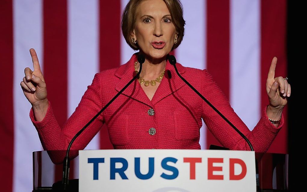 Fiorina. beeld AFP