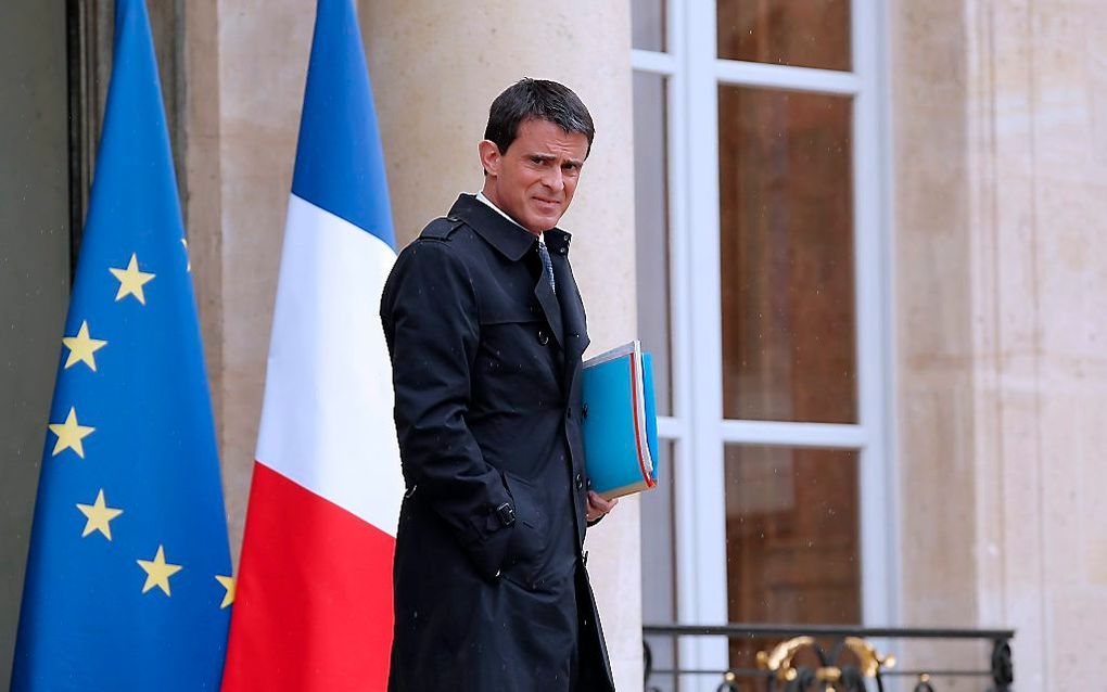 Premier Manuel Valls. beeld EPA, Yoan Valat