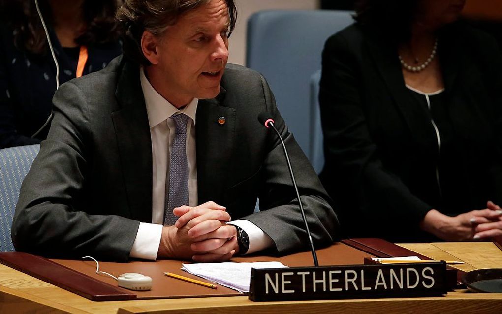 Koenders deze week bij de VN in New York. Beeld EPA