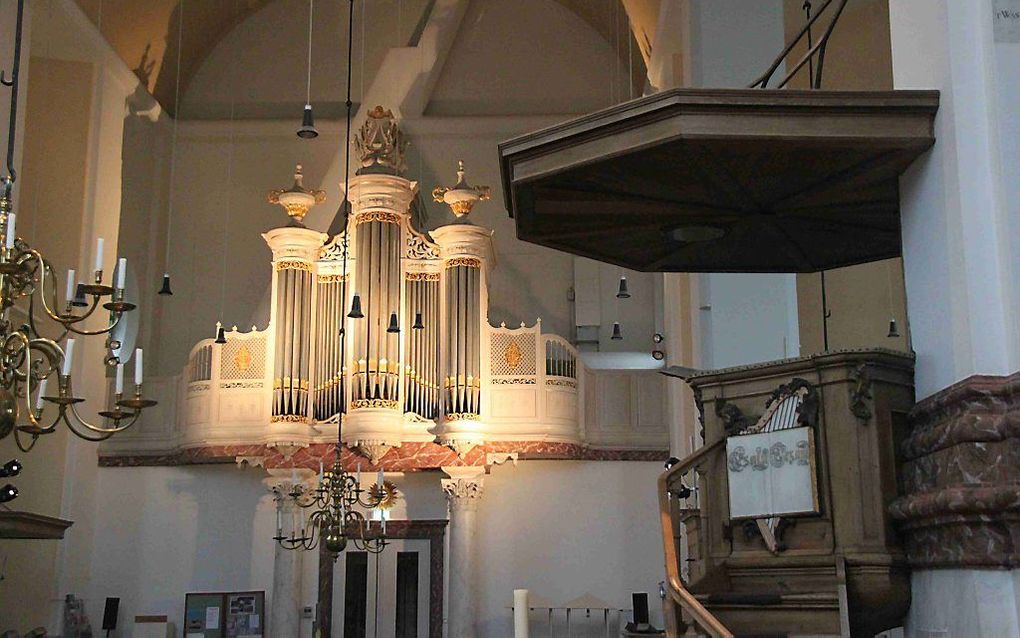 Het orgel van de Grote Kerk in Westzaan.             Beeld RD