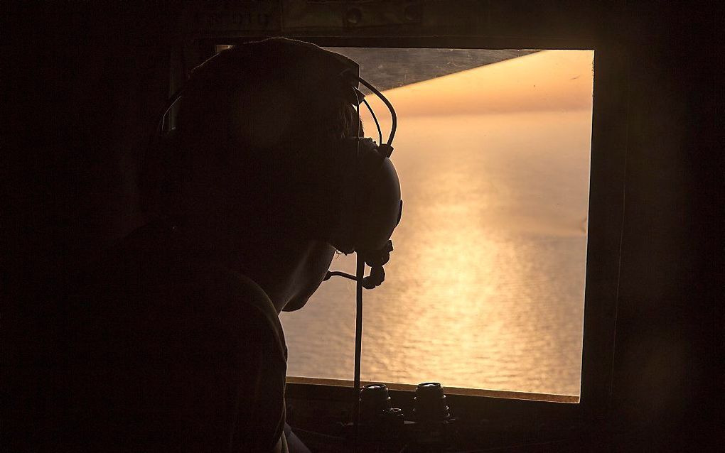 Zoektocht naar het toestel. Beeld EPA