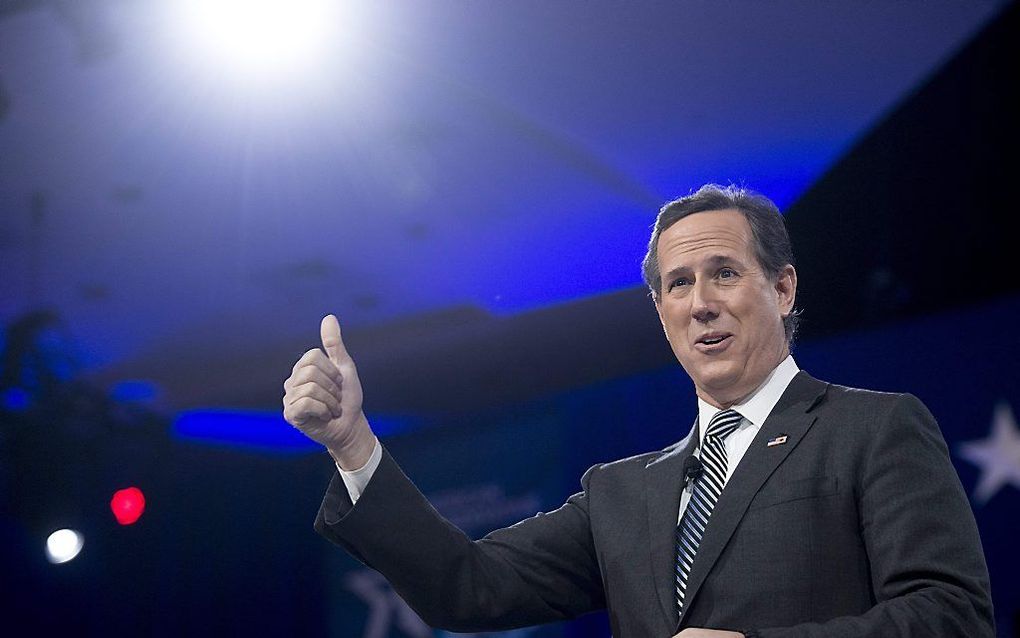 Santorum. beeld AFP