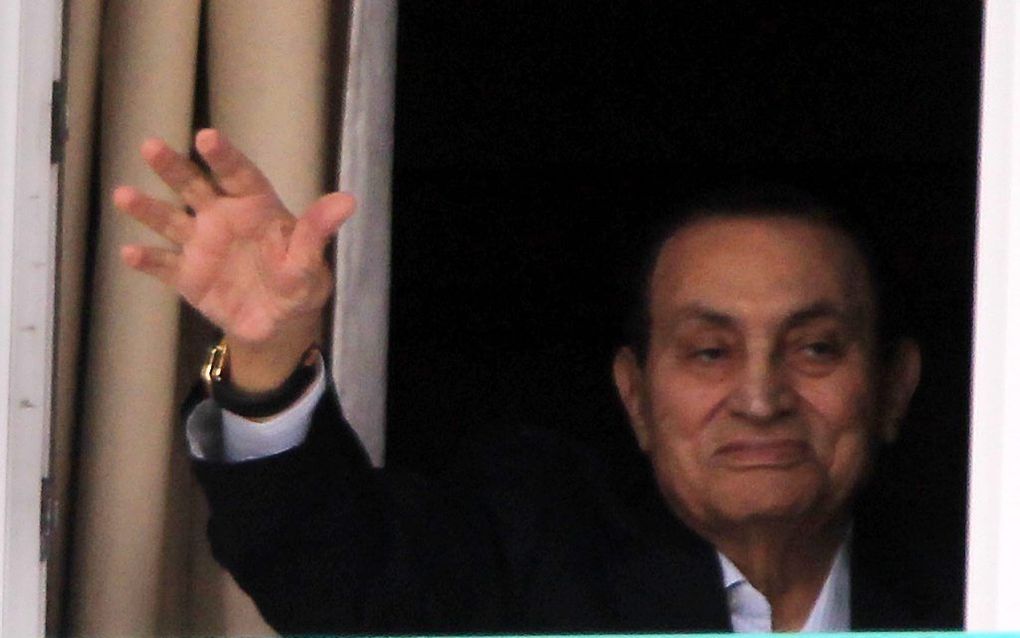 Mubarak heeft vele miljoenen in Zwitserland opgeborgen. beeld EPA