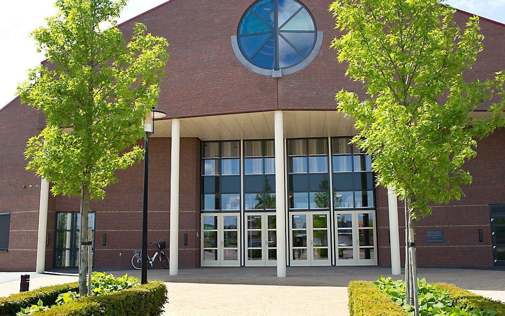 Kerkgebouw De Hoeksteen van de gereformeerde gemeente in Nederland te Barneveld. Beeld RD, Anton Dommerholt