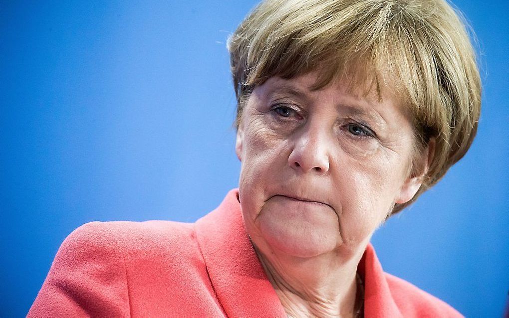 De Duitse bondskanselier Angela Merkel. beeld EPA