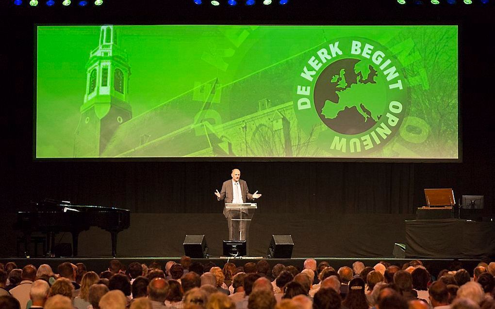 De landelijke zendingsdag van de Gereformeerde Zendingsbond (GZB) stond zaterdag in Gorinchem in het teken van opmerkelijke getuigenissen uit diverse Europese landen. beeld André Dorst