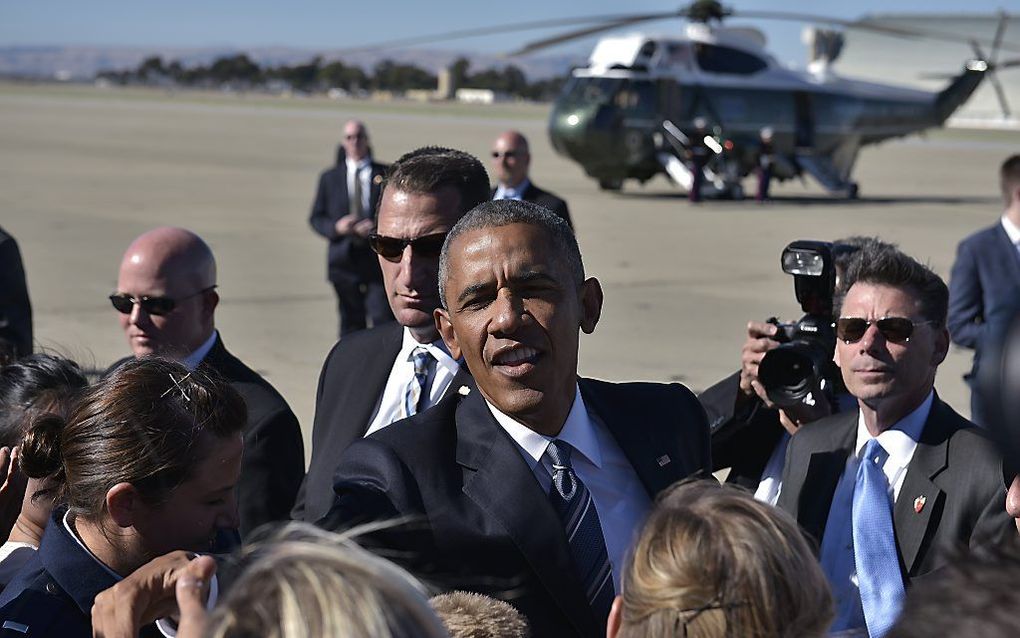 De Amerikaanse president Barack Obama. beeld AFP