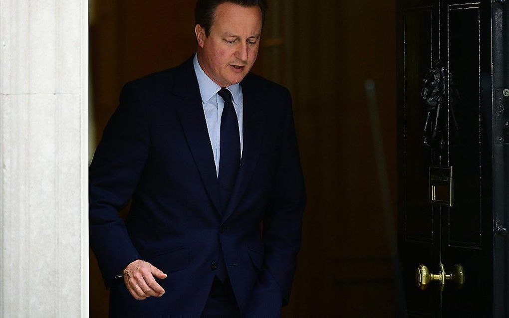 De Britse premier David Cameron. beeld AFP