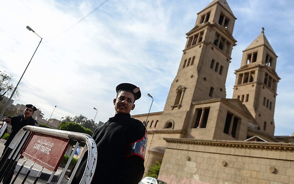 Een koptische kerk in Caïro.  beeld EPA, Mohamed Hossam