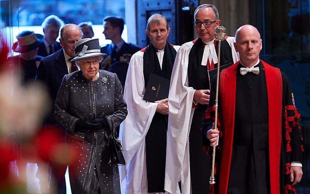 De Britse koningin Elizabeth II. beeld AFP