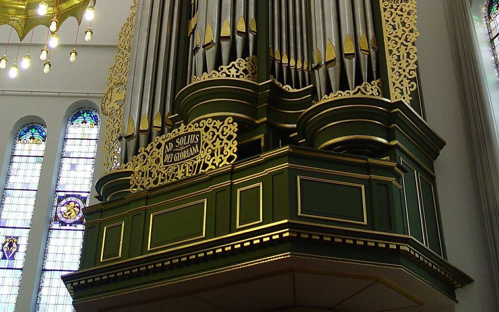 Het Vermeulenorgel in de Koepelkerk in Leeuwarden. Foto Ad Fahner.