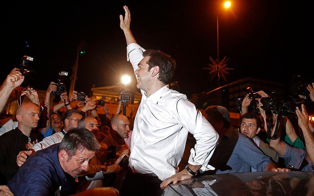 De linksradicale Alexis Tsipras. Foto EPA