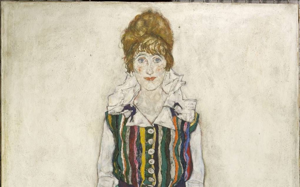 Portret van Edith, 1915, Egon Schiele. Foto Gemeentemuseum Den Haag