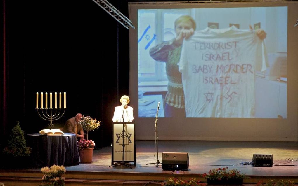 De interkerkelijke Stichting Israël en de Bijbel hield gisteren in Harderwijk haar jaarlijkse Israël-Bijbel-Landdag. Foto  Bram van de Biezen