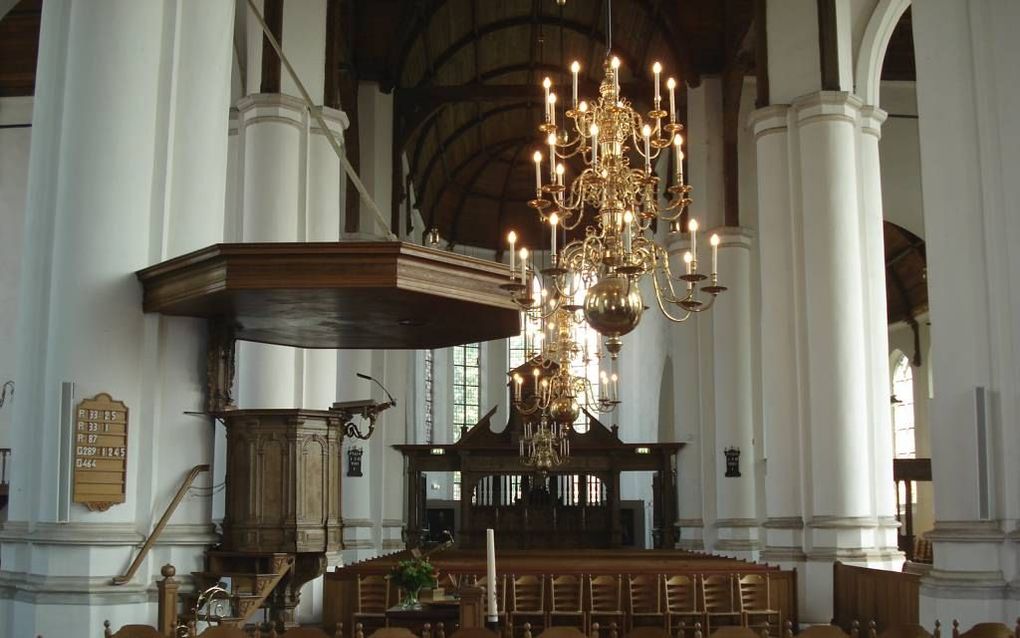 Interieur van de Grote Kerk in Vianen, foto RD