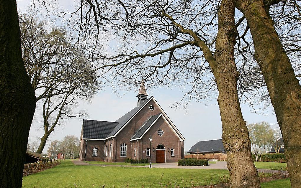 Het kerkgebouw van de hersteld hervormde gemeente van Harskamp. Foto RD, Anton Dommerholt