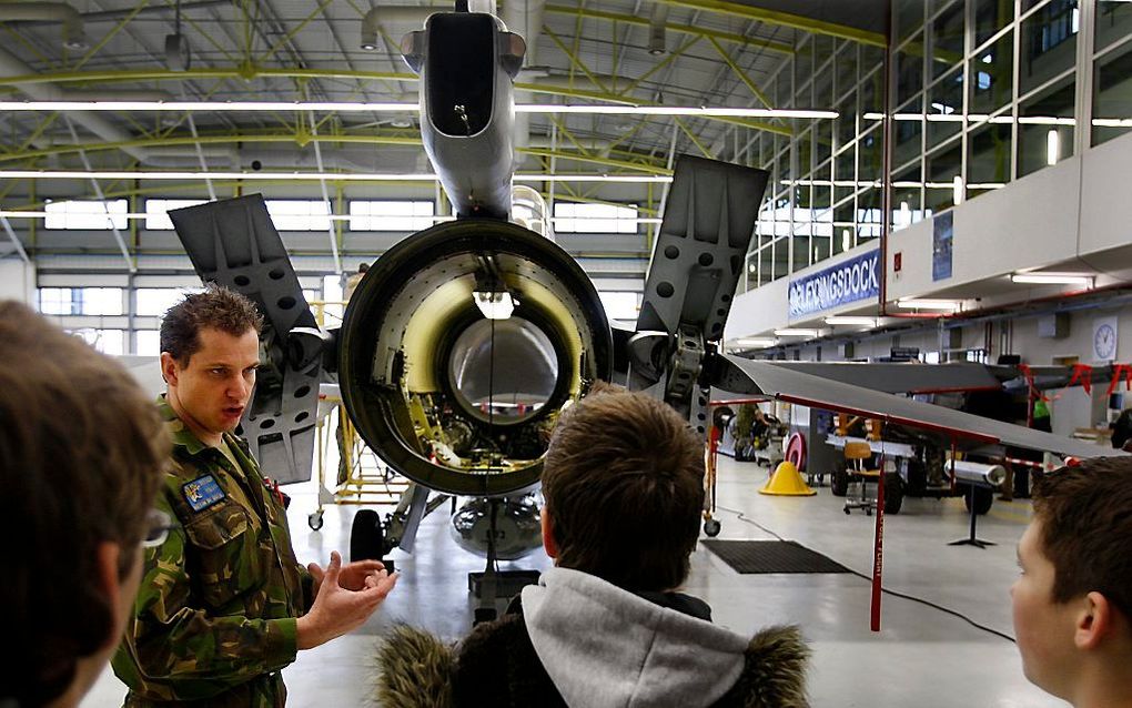 Techniekdag op vliegbasis Woensdrecht.  Foto ANP