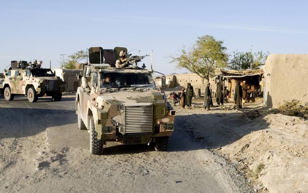 Nederlandse militairen in Uruzgan, foto AudioVisuele Dienst Defensie