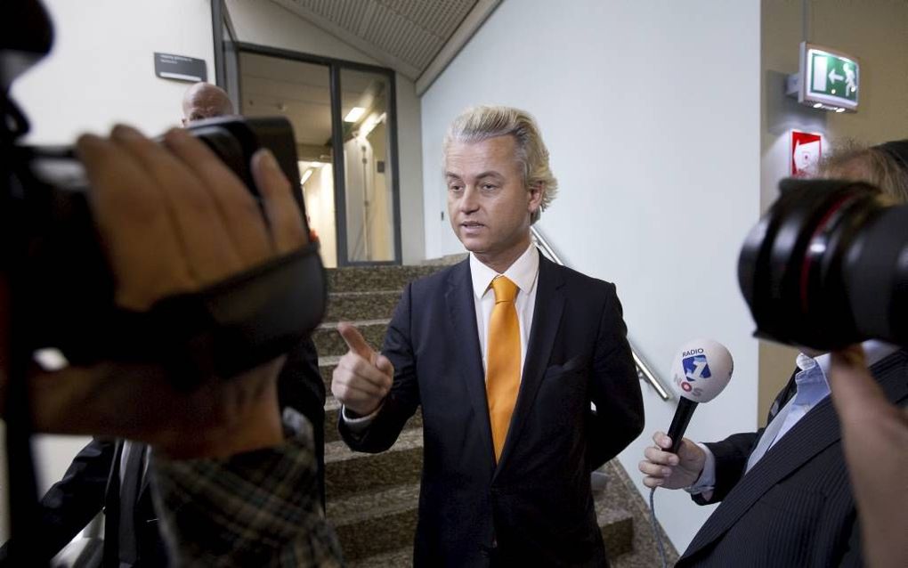 „Wilders heeft zijn vorm hervonden en legt opnieuw een bewijs van briljant politiek instinct af.”  Foto ANP