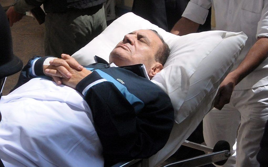 Oud-president Hosni Mubarak.  Foto EPA