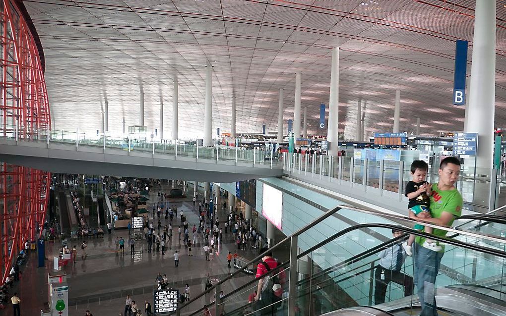 De luchthaven van Peking. Foto EPA