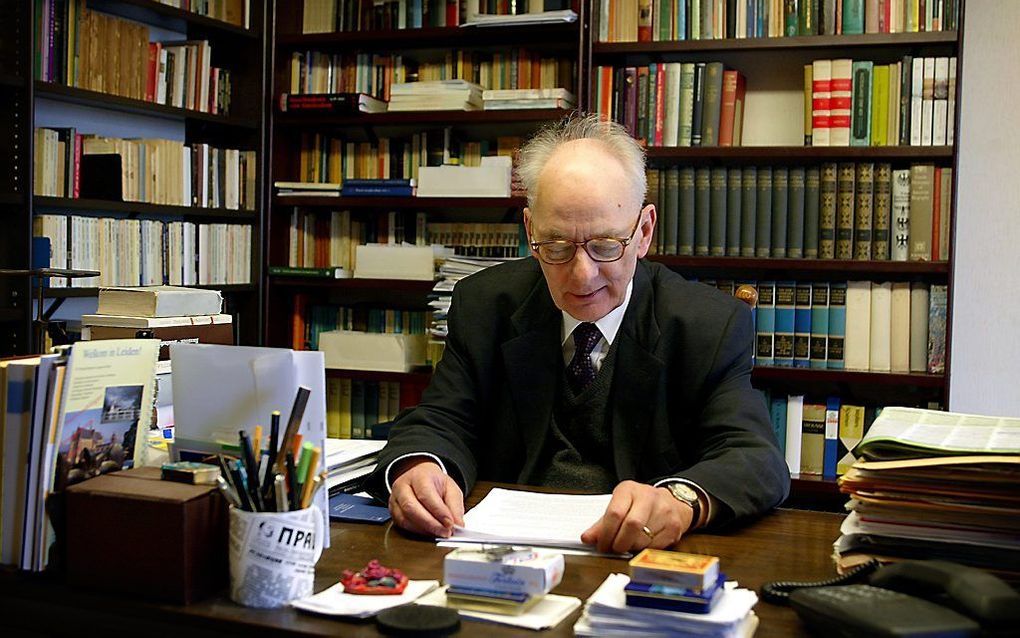 Prof. Van Deursen (1931-2011). Foto Sjaak Verboom