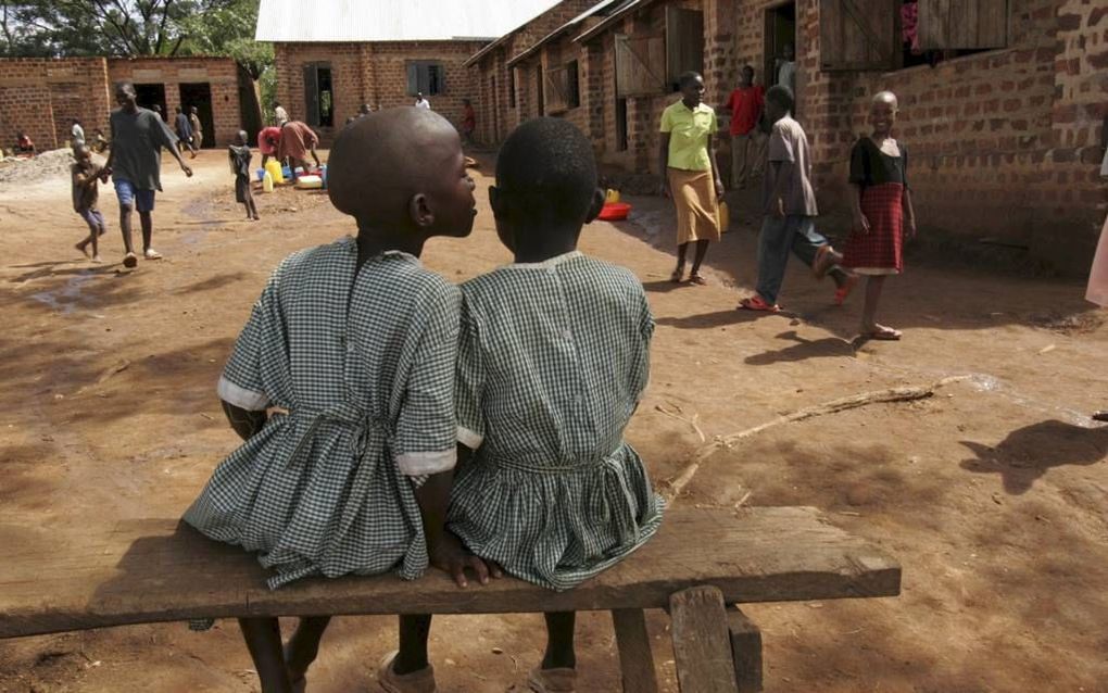 Een weeshuis in Uganda. Foto EPA