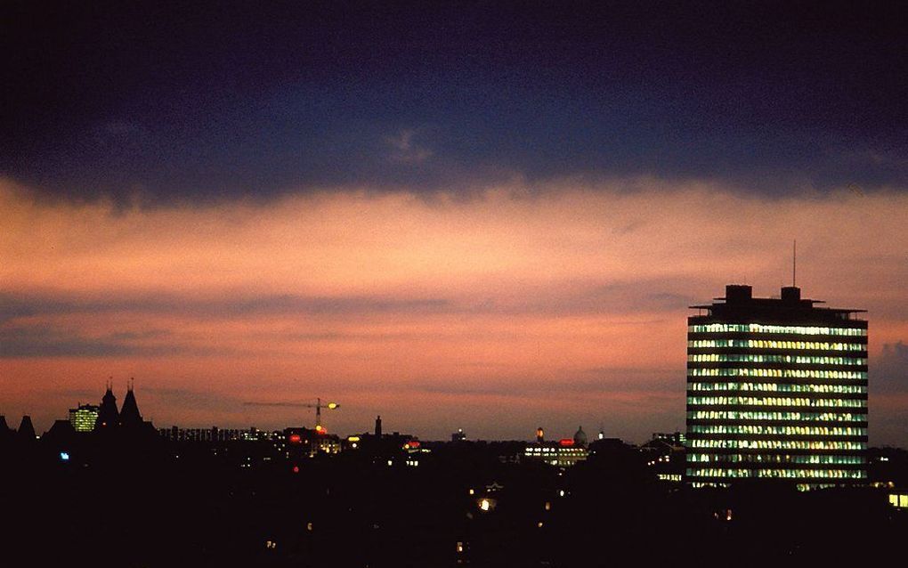 Skyline van Amsterdam. Foto ANP