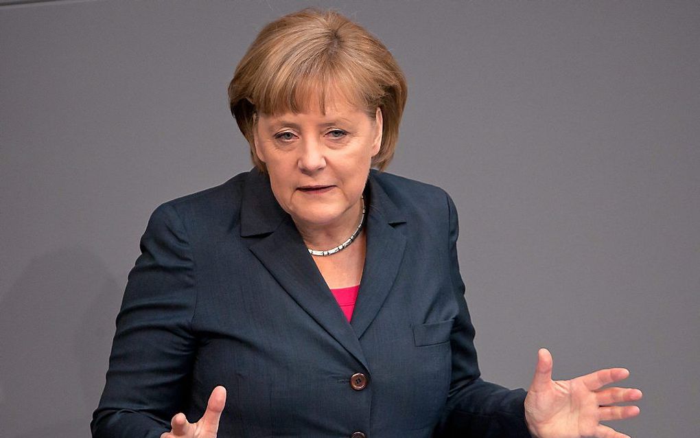 De Duitse bondskanselier Angela Merkel. Foto EPA