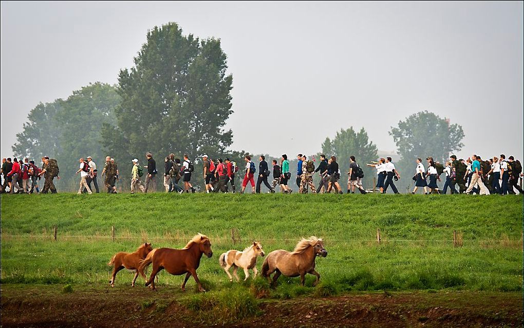 Nijmeegse Vierdaagse.  Foto ANP