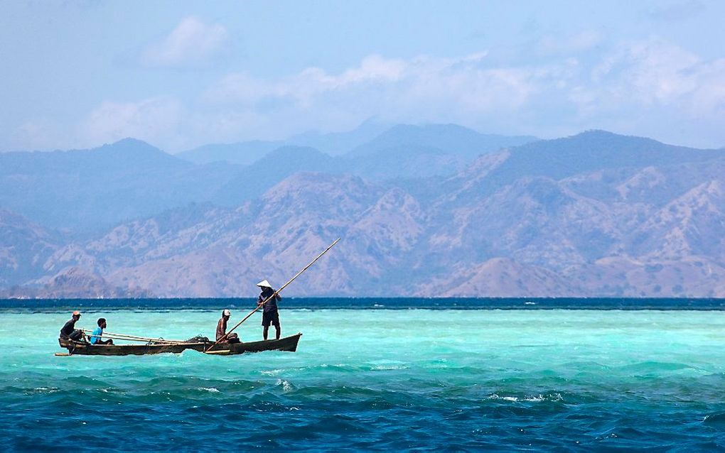 Vissers in Indonesië. Foto EPA