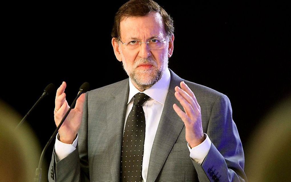 Spaanse premier Mariano Rajoy.  Foto EPA