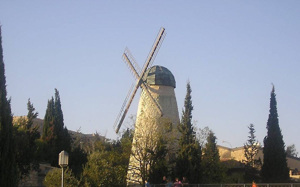 De molen van Montefiore, Jeruzalem. Foto Wikimedia / Almog