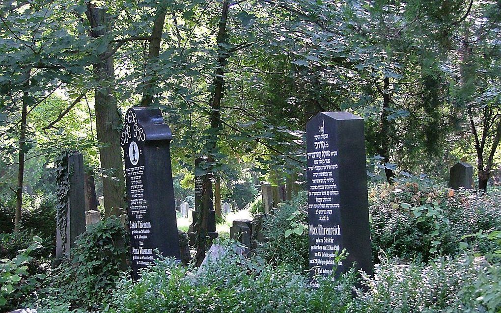 Joodse graven op de Zentralfriedhof in Wenen. Foto BILD-PD, Wikimedia