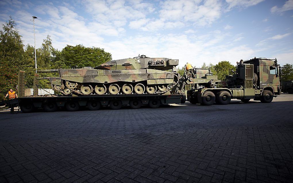 Archieffoto van een Nederlandse Leopard 2 tank. Foto ANP