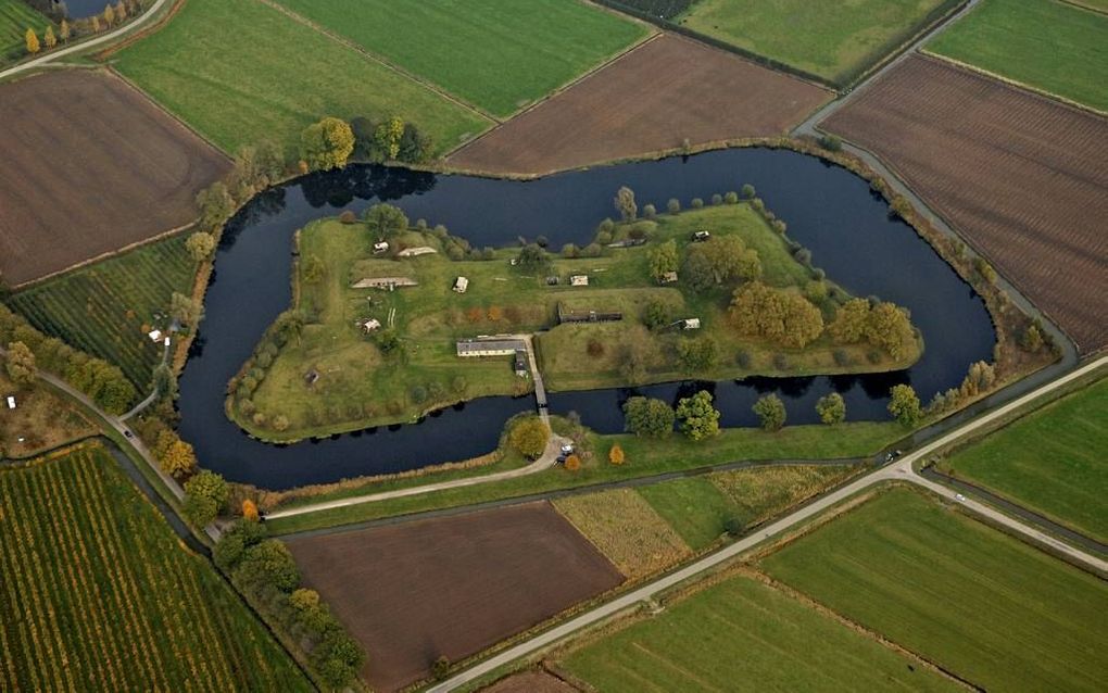 Fort bij de Nieuwe Steeg is de afgelopen maanden getransformeerd tot educatief centrum GeoFort. Foto Geofort