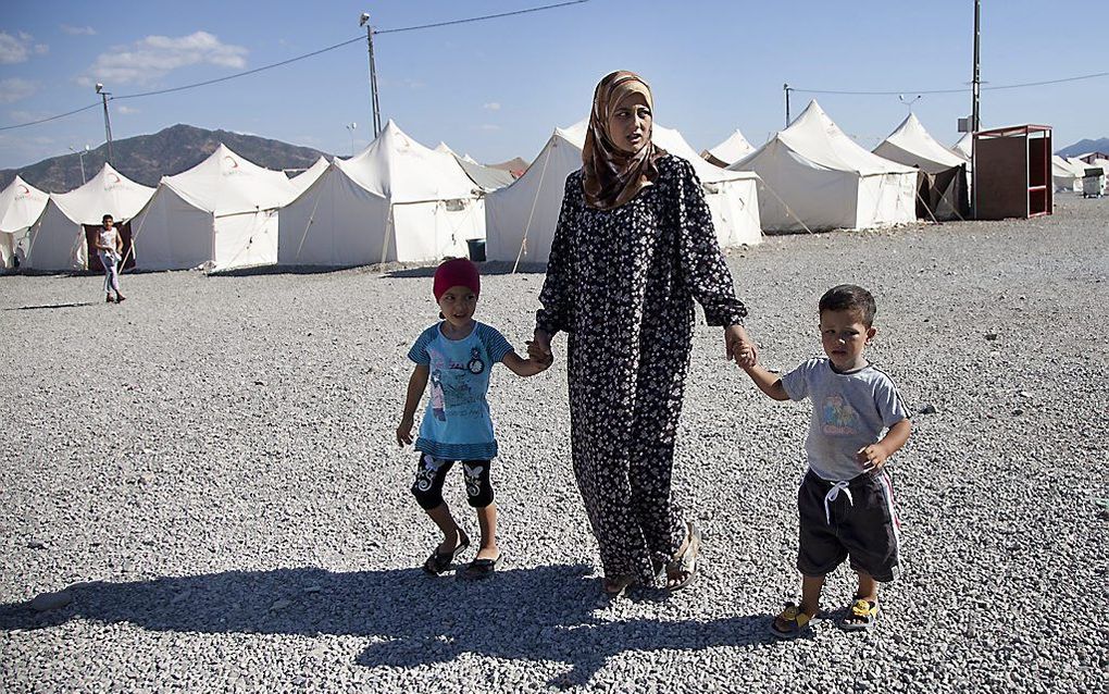 Duizenden Syriërs zijn op de vlucht geslagen voor het geweld in het land. Daaronder bevinden zich 7000 christenen. Foto: een Syrisch vluchtelingenkamp op Turks grondgebied. Foto EPA