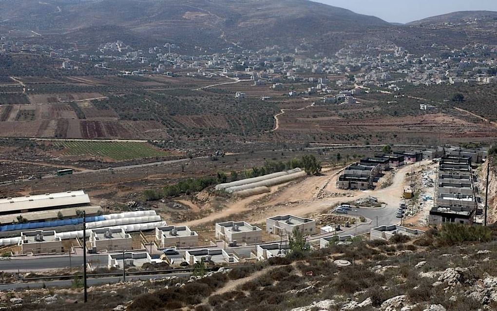 SHILO – Uitbreiding van de Israëlische nederzetting Shilo op de Westelijke Jordaanoever. Het comité-Levy pleit ervoor dat Israël de zogenoemde buitenposten officieel erkent. Foto Alfred Muller