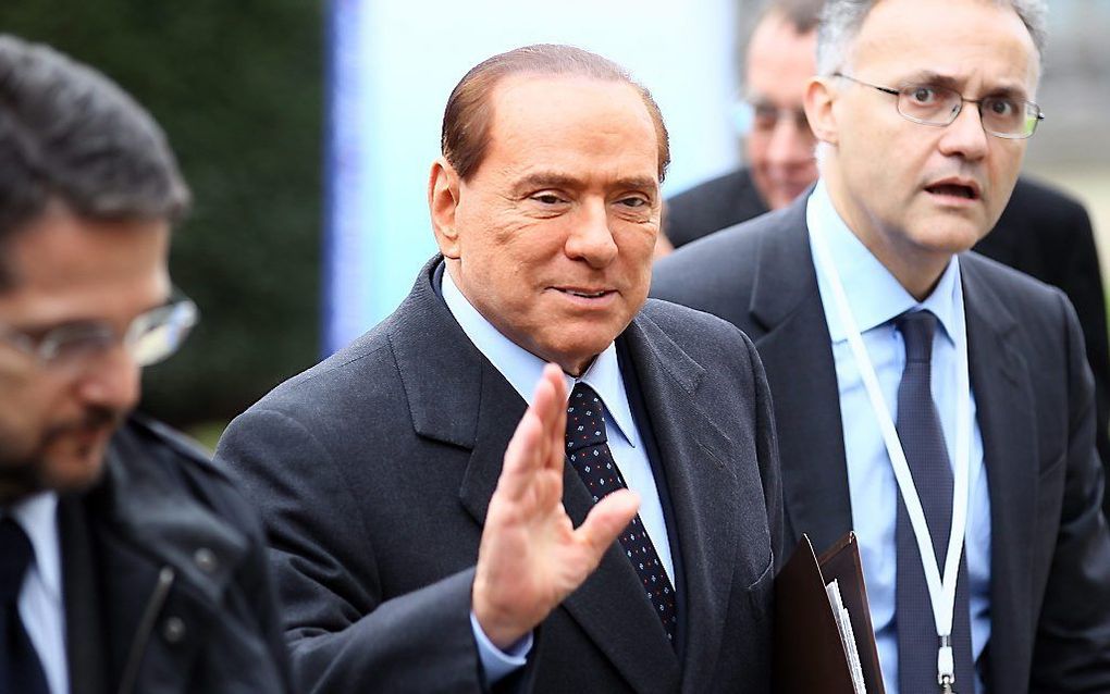 Ex-premier Berlusconi.    Foto EPA