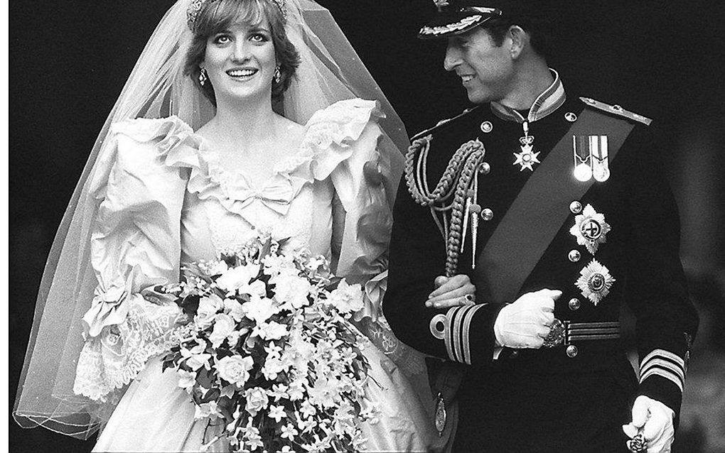 Huwelijk Charles en Diana. Foto EPA