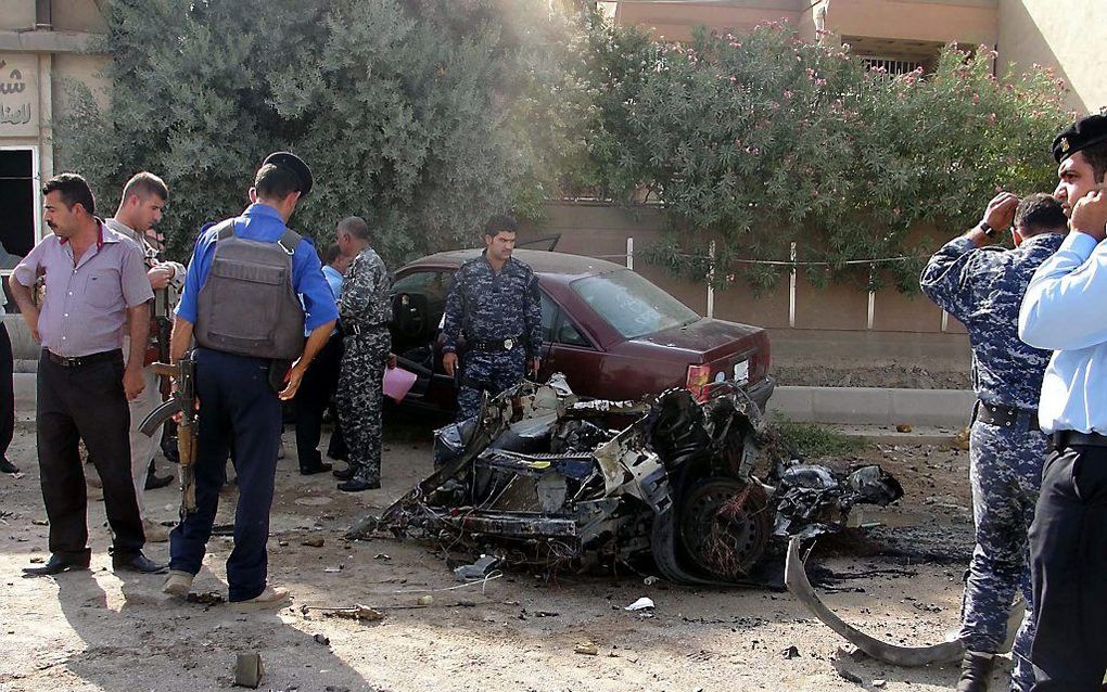 Bomaanslag in Kirkuk. Foto EPA