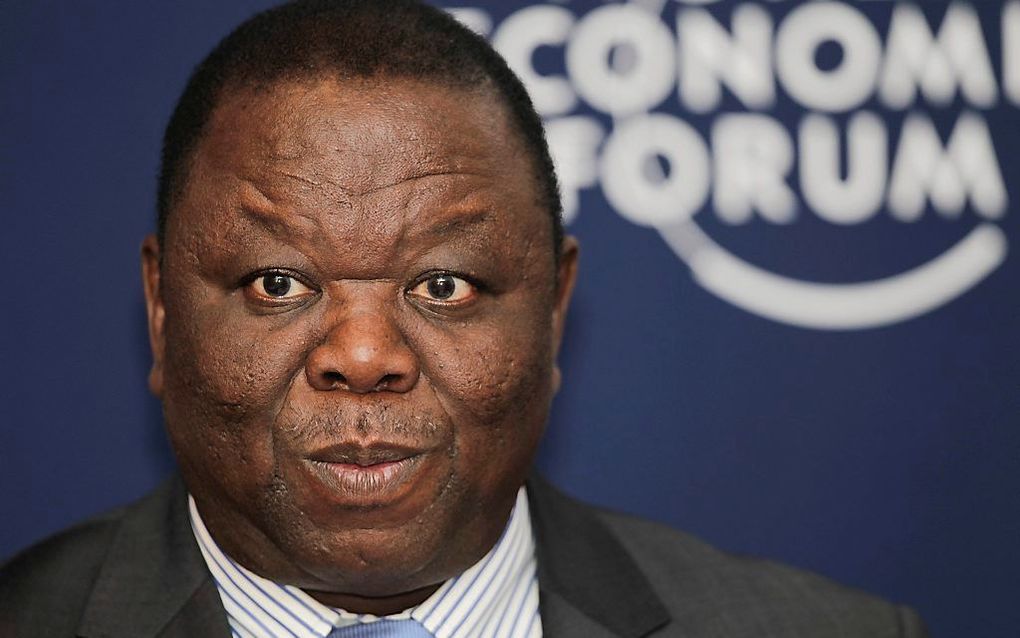 Premier Tsvangirai van Zimbabwe.  Foto EPA